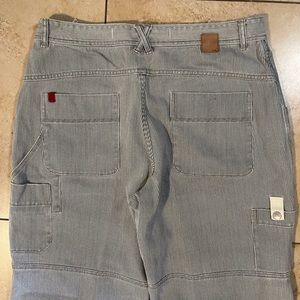 NWOT Vintage Triple Five Soul men's streetwear seersucker pants, 36 Y2K 90s rare